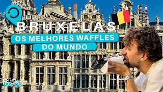 BRUXELAS BÉLGICA  O QUE FAZER em 1 DIA  WAFFLES e PONTOS TURÍSTICOS [upl. by Doble794]