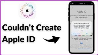 Fixed✅Could Not Create Apple ID in iPhone 2024 [upl. by Yelah]