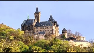 Rundgang Schloss Wernigerode Harz Schloß Wernigerode blick auf die Stadt Germany Sachsen Anhalt [upl. by Ddet541]