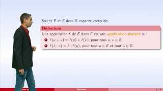 Espaces vectoriels  partie 6  application linéaire début [upl. by Rolph]