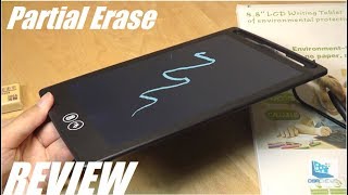 REVIEW Newyes Partial Erase LCD Writing Tablet 2019 [upl. by Eissed]