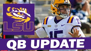 LSU Quarterback Battle Update  Ups and Downs from Daniels and Brennan [upl. by Tade]