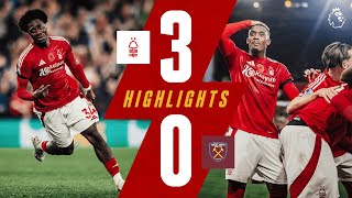 Ola Aina THUNDERBOLT 🤯  Forest 30 West Ham United  Premier League Highlights [upl. by Hirasuna]