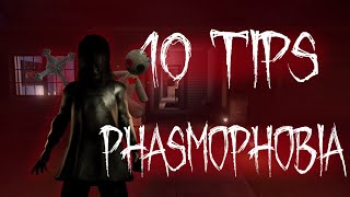 ✅10 Tips ✅ PHASMOPHOBIA 👻 Mejora tus Partidas de manera FÁCIL [upl. by Diley]