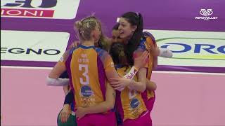 The USA volleyball star Dana Rettke on fire vs Conegliano [upl. by Artep]