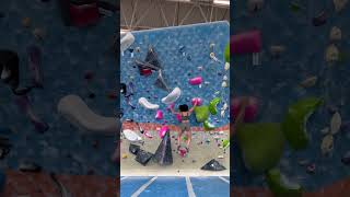 surprise send  hate slopers bouldering climbinggym climbing [upl. by Ahsenrat947]