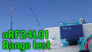 nRF24L01 range test arduino [upl. by Cornelius]