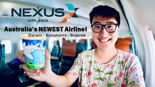 Flying on Australias NEWEST Airline Nexus Airlines from Darwin to Broome [upl. by Modeerf]