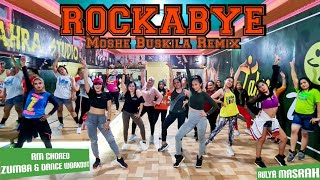 ROCKABYE MOSHE BUSKILA REMIX  RULYA ZUMBA amp DANCE WORKOUT CHOREOGRAPHY [upl. by Kirad]