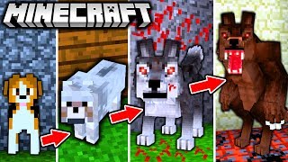 WERWOLF LEBENSZYKLUS in Minecraft  Vom HUND zum UNGEHEUER [upl. by Solrak410]