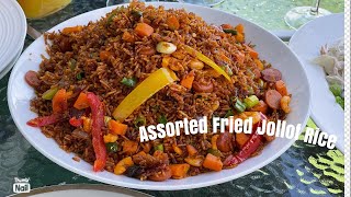 ASSORTED FRIED JOLLOF RICE eps4  JOLLOF SERIES  🇬🇭 JOLLOF RECIPE  LOVYSTOUCH [upl. by Naol]