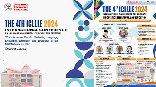 The 4th International Conference on Language Linguistics Literature and Education ICLLLE 2024 [upl. by Kiona]