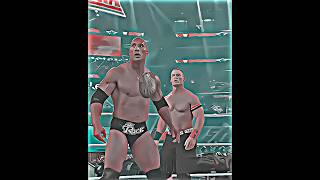 No one can stand before both of us wwe johncena therock wweshorts shorts [upl. by Eri]