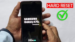 Samsung A70A70s HARD RESET  SCREEN UNLOCK 🔓 🔓🔓 Easy Trick [upl. by Aniroc]