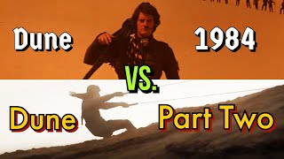 Paul Atreides riding the Sandworm  Dune Scene Comparison [upl. by Blinnie]