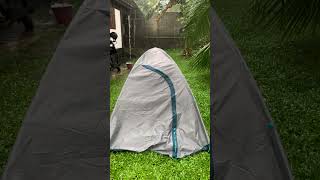 Quechua Camping tent heavy rain test  Review  Decathlon  2021 [upl. by Jasper]