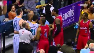 Jason Smith Bounty Flagrant Foul on Blake Griffin HD [upl. by Ainahpets]