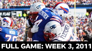 Fitzpatricks 21Point Comeback vs Brady Bills vs Patriots Week 3 2011 Full Game [upl. by Macdonell]