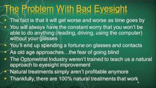 Eye Exercises For Myopia  Is It Possible To Naturally Improve Nearsightedness Part 1 [upl. by Eylhsa]