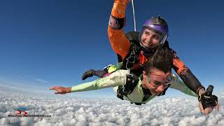 First Tandem Skydiving at Skydive Spaceland San Marcos [upl. by Asiruam]