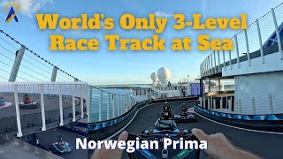 Prima Speedway POV  Kart Racing on a Norwegian Cruise [upl. by Callahan]