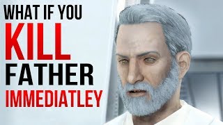 Fallout 4  What Happens if you KILL Father IMMEDIATELY [upl. by Bonnee]