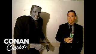 Frankenstein Wastes A Minute Of Our Time Tom Hanks Edition  Late Night with Conan O’Brien [upl. by Zanahs]