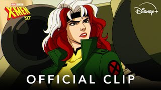 Marvel Animations XMen 97  Official Clip Rogue Goes Rogue  Disney [upl. by Ahsirtap]