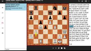 Fischer vs Spassky  Game 6 1972 [upl. by Nolyk]