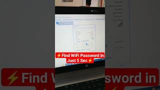 Find WiFi Password in Just 5 Sec💥😉computer viral wifi shortvideo [upl. by Oicaroh231]