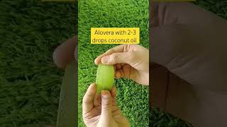 Very effective aloevera scrubber for glowing clear skin shorts skincare homeremedies diy scrub [upl. by Duile]