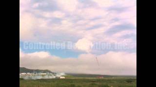 US Coast Guard LORANC Navigation Tower  Attu  Controlled Demolition Inc [upl. by Nylcaj]