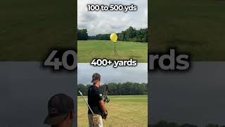 Long distance archery 100 to 500 yards archery skill longdistance outdoors t [upl. by Attikram33]