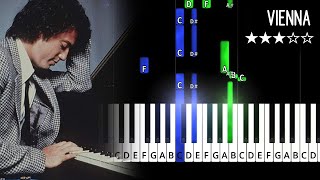 Billy Joel  Vienna  EASY Piano Tutorial [upl. by Nail]