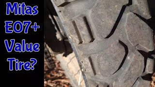 Mitas E07 Rear Tire Review Is this a value tire [upl. by Mingche]