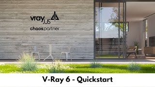 Chaos VRay 6 for 3ds Max  Quickstart  Vrayus [upl. by Yneffit]