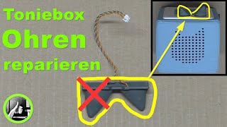 Toniebox Ohren reparieren ✅ OHNE Löten ✅ Toniebox Ohren austauschen  Toniebox Ohren tauschen diy [upl. by Inor650]