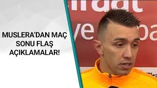 Muslera Olaylı Maçın Ardından Açıklamalarda Bulundu Tuzlaspor 0  4 Galatasaray   A Spor [upl. by Alemahs]