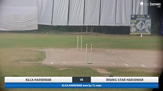 Live Cricket Match  RISING STAR HARIDWAR vs KLCA HARIDWAR  11Nov24 0900 AM 40 overs  4TH KISHO [upl. by Vinay183]