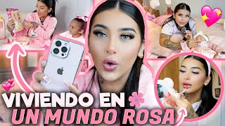 😍🎀VIVIENDO EN UN MUNDO ROSA POR 24 HORAS  Sofi Muñoz 💖 [upl. by Benilda]