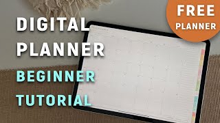 Start Digital Planning with this FREE Student Planner Goodnotes Planner Tutorial [upl. by Tuttle]