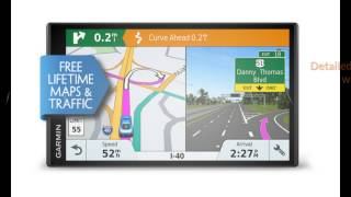 Newest Garmin DriveSmart 61 NA LMTS with Lifetime MapsTraffic Overview [upl. by Etrem586]