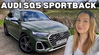 A DIESEL WITH FAKE EXHAUST SOUND Audi SQ5 Sportback [upl. by Karas]