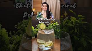 Shalini Passis viral Detox water ✨️ shorts shalinipassi detoxwater ytshorts ytviral trending [upl. by Eniamrehs]