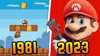 How Mario became a Legendary Video Game Character  Evolution of Super Mario 1 [upl. by Botzow]