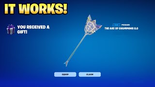 How To Get FNCS PICKAXE for FREE in Fortnite Season 3 [upl. by Ecnal]