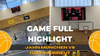 Jahn München vs TUS Traunreut U12 Basketball  bezirksliga Spiel 28012024 [upl. by Ocana454]