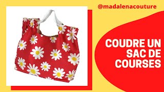 Coudre un sac de courses  Tuto Couture Madalena [upl. by Aeiram7]