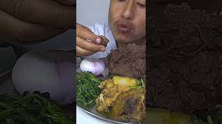 NEPALI TRADITIONAL FOOD DHINDO WITH FATTY PORK CURRY MUKBANG mukbang viralshort shortsfyp [upl. by Daphie349]