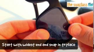 Prada SPS 01 Sunglasses How to replace the Lenses [upl. by Soll]